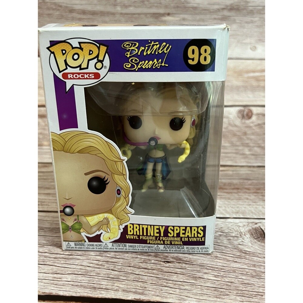 Funko Pop Rocks BRITNEY SPEARS Slave 4 U Vinyl Figure 98